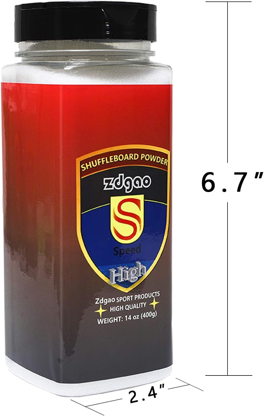 Shuffleboard Wax - Shuffleboard Sand 4er Pack mit Mini-Bürste und Kehrschaufel Set (4 x 400 ml)