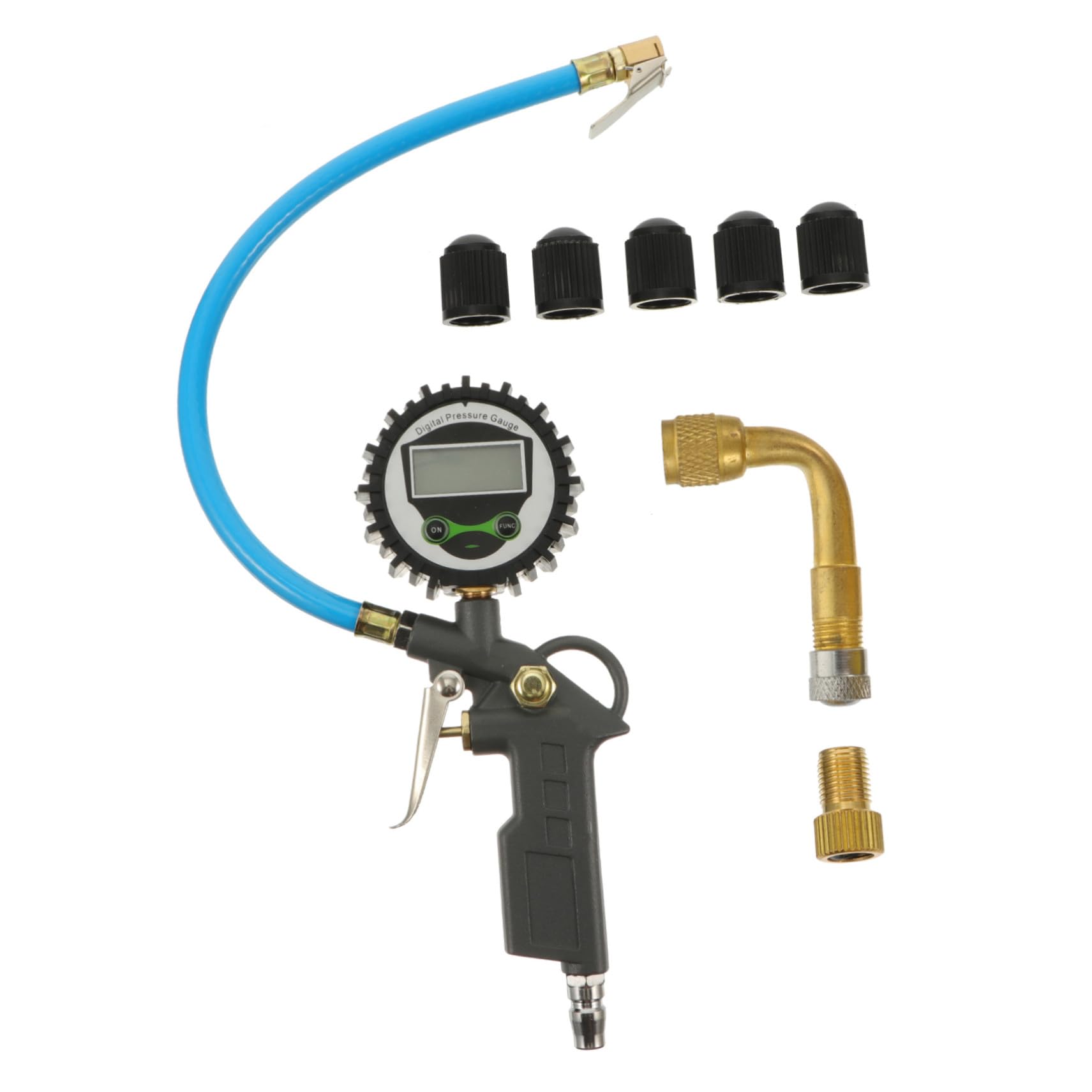 BESTYASH Manomètre de Pression des Pneus Outil de Test pour Pneus de Voiture Manomètre Portable pour Mesurer la Pression Air
