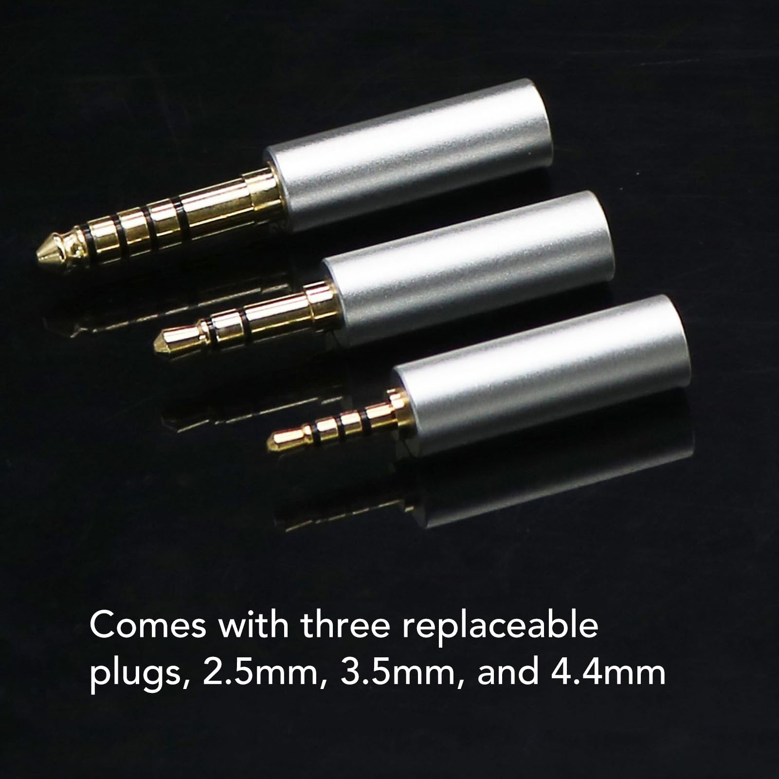 Kopfhörer-Splitter-Kabel, 1,2M, 3,5 Mm Audio-Stereo-Y-Splitter, Aux-Verlängerungskabel, 3,5 Mm Stecker auf 2,5 Mm, 3,5 Mm, 4,4 Mm Buchse, Dual-Kopfhörer-Klinken-Adapter für