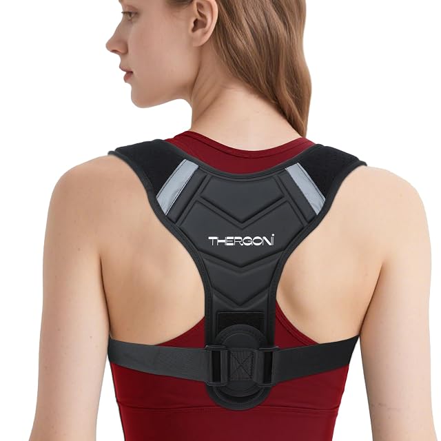 Posture Corrector for Women and Men Adjustable Back Brace for Spine Alignment Shoulder Support Comfortable Breathable Clavicle Straightener