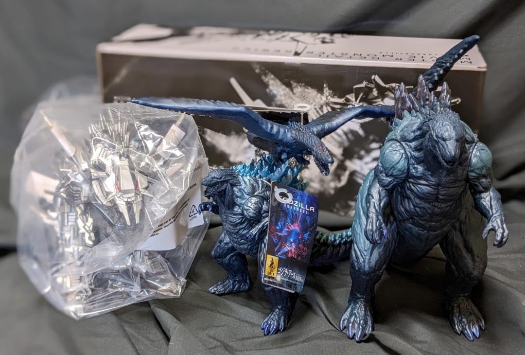 Amazon.co.jp: マスターディテールメカゴジラ箱付ゴジラアース他ソフビ  