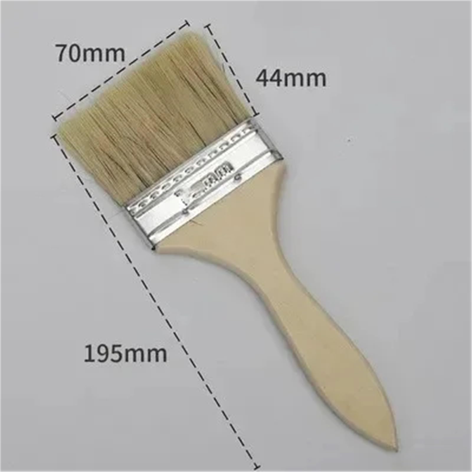 Juego de 10 Pinceles Madera con cerdas Suaves for Pintar Paredes y Muebles para Pintar(Size3)
