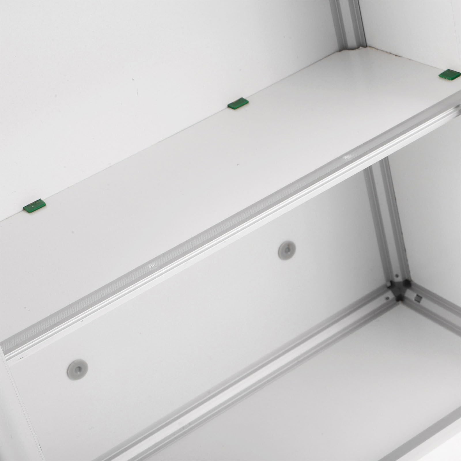 Botiquín Gran Capacidad Montado en Pared Material Acrílico y Aleación de Diseño Transparente y de Espacio de Primeros Auxilios para Oficina y Automóvil