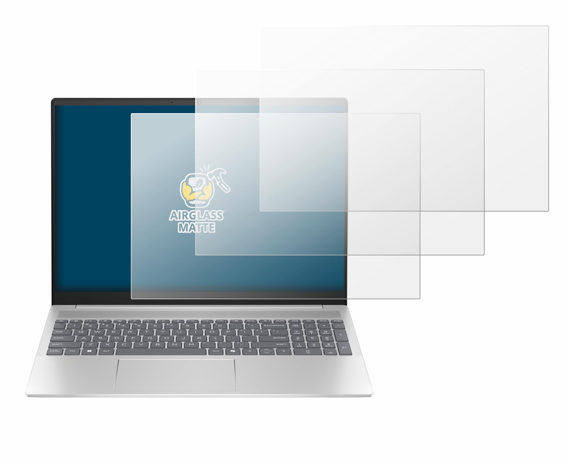 brotect Pellicola Vetro Opaca per HP Pavilion 16-ag0xxx (3 Pezzi) Protezione Schermo [Anti-Riflesso, Durezza 9H]