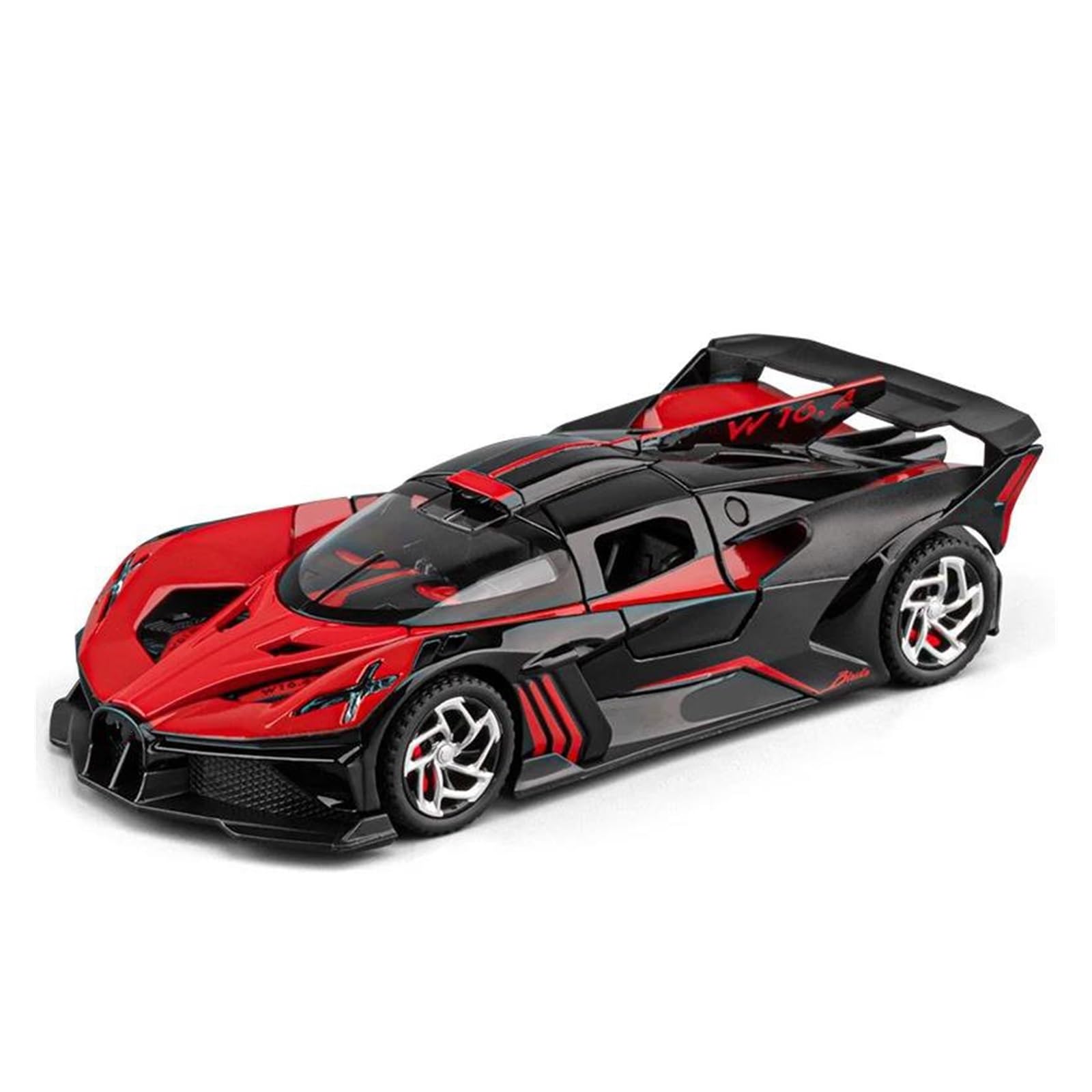 Mocalux Red Scale Die-Cast Model Car For Bugatti For Bolide Diecast Model Car