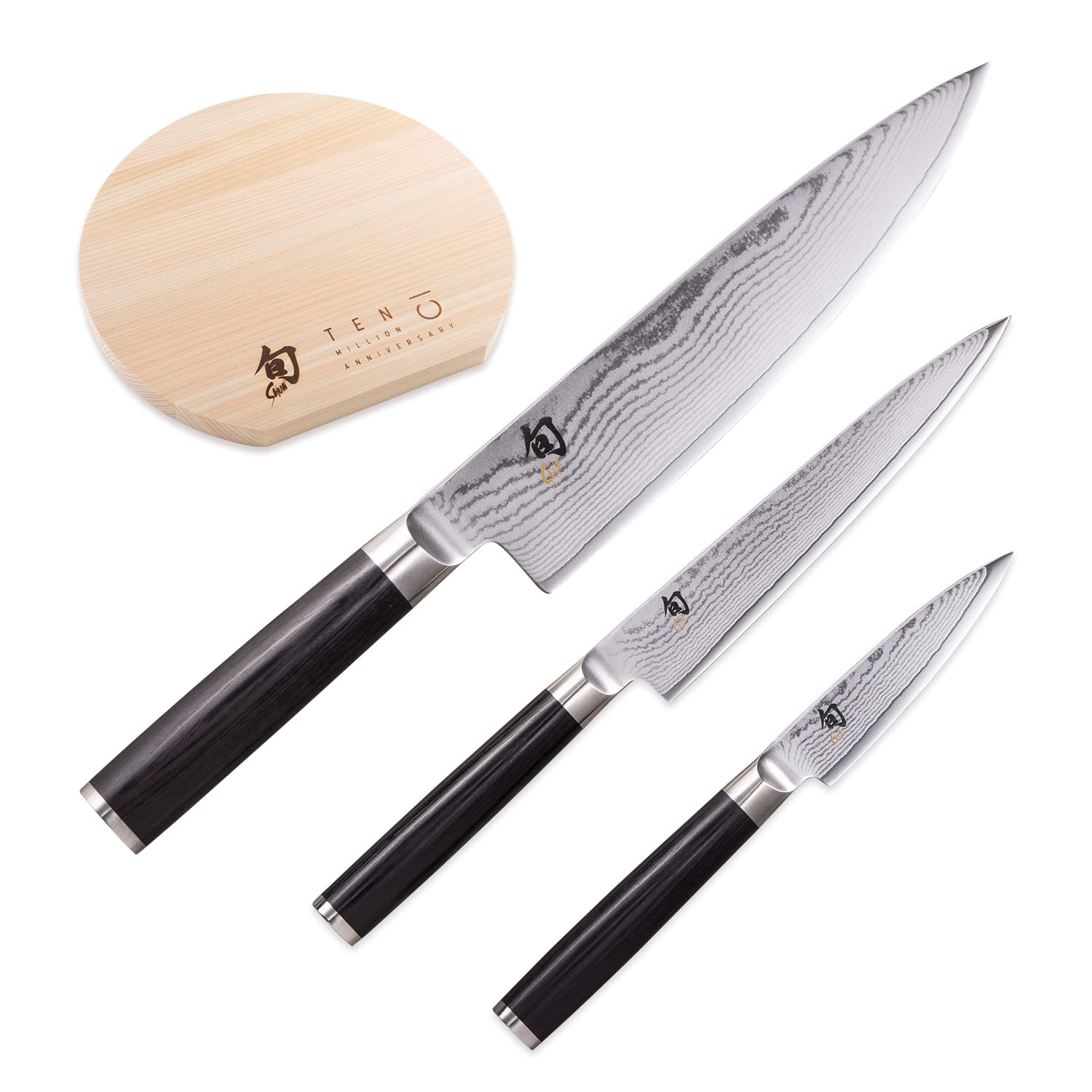 Amazon.co.jp: 貝印 旬 Classic シェフズセット 3本セット 1000万丁 