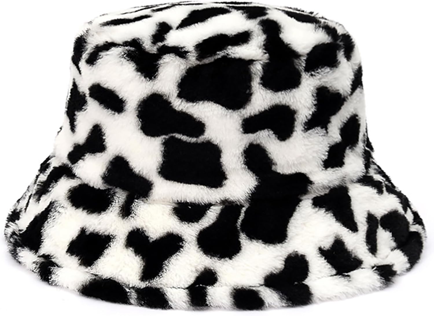 Malaxlx Faux Fur Bucket Hat – Fluffy Fuzzy Plush Warm Winter Hat Soft Cozy for Women Men Teens