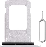 Vista 7 de Bandeja de repuesto para tarjeta SIM para iPhone XR (rojo) con anillo de goma impermeable y pasador de expulsión (versión de SIM simple)