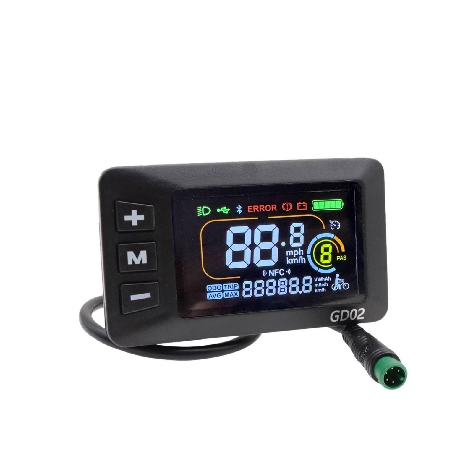 CALANDIS Color Screen Instrument Display Rectangular Electric Cycle Display with Waterproof Connector Compact for Commuters, Commuting-picture-32