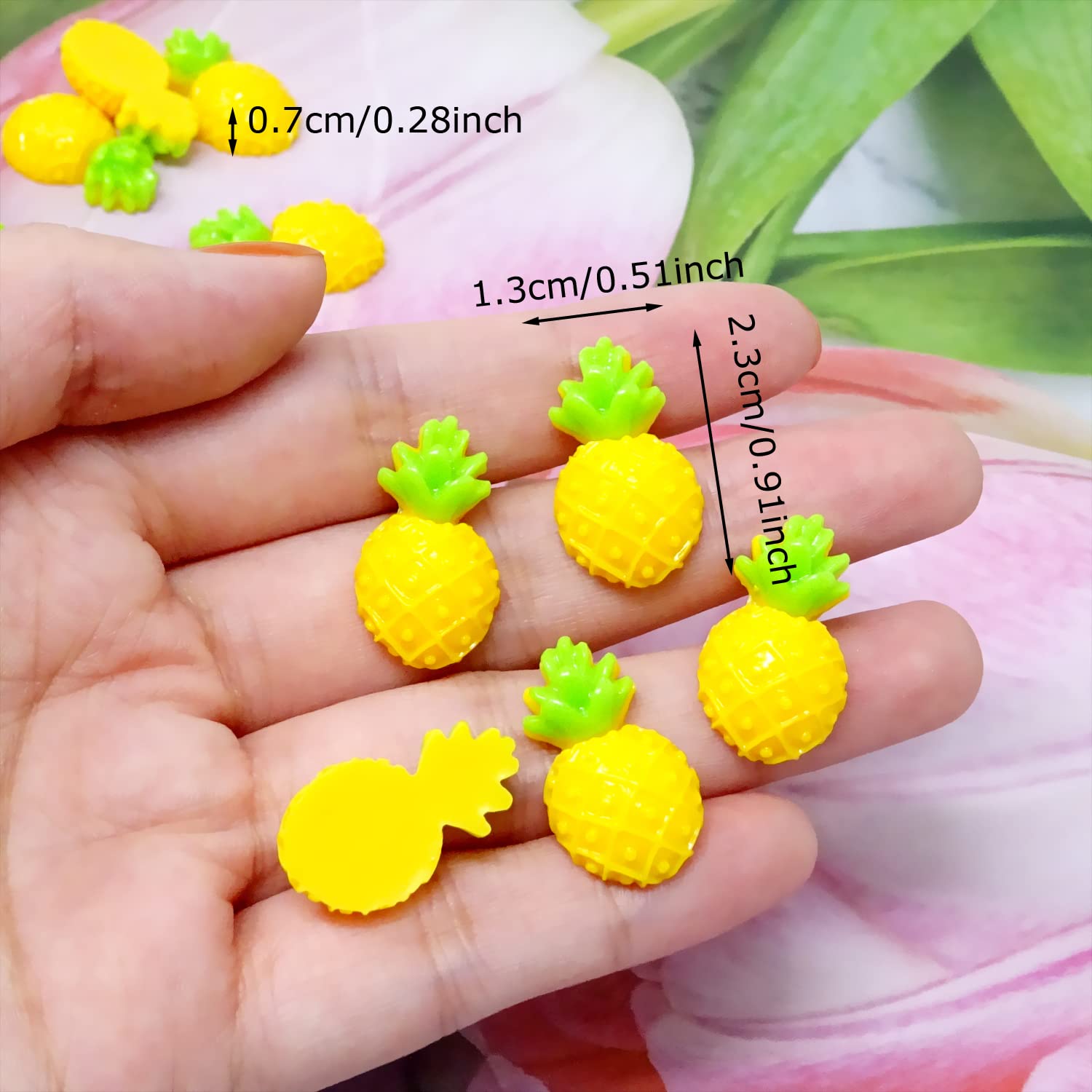 Vellibring 60PCS Cute Slime Charms Mixed Flatback Resin Charms Set,60 Styles Cartoon Making Kit Decorations for DIY Craft Phone Cases Nails Scrapbooking