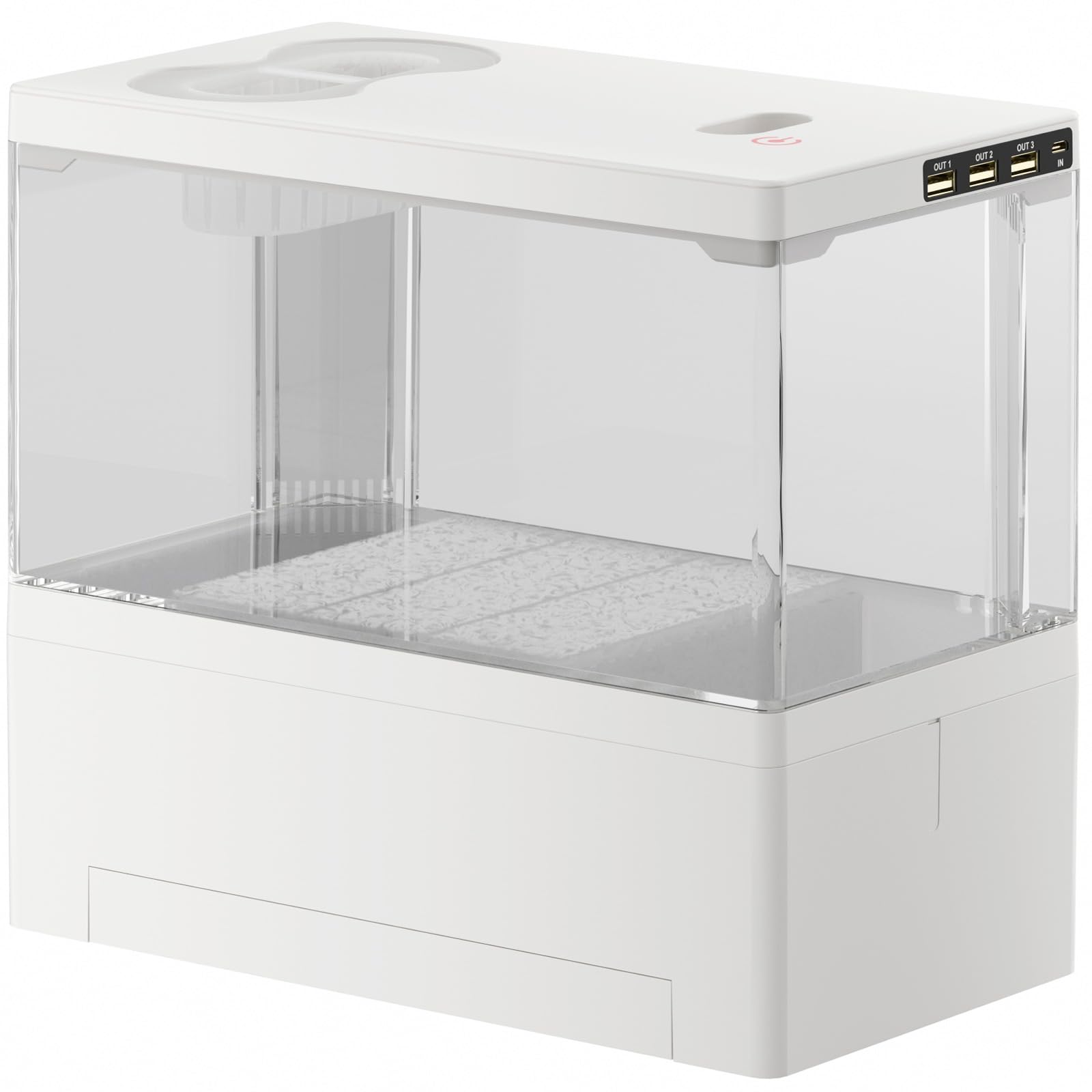 Amazon | Inspvllu 水槽 小型 フルセット アクアリウム メダカ飼育水槽 