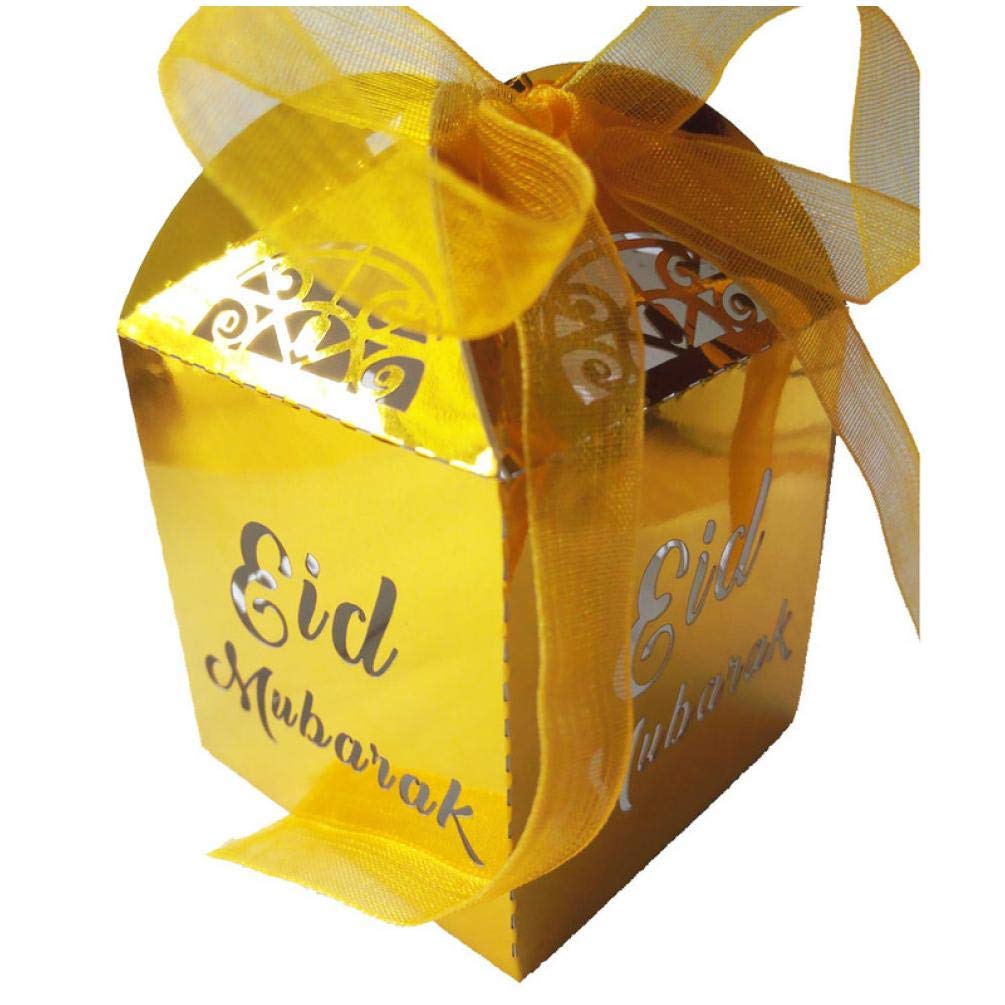 Boîte papier Eid Mubarak pour éviter la casse des biscuits et réussir sa déco