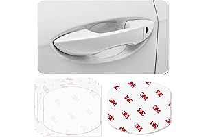 4Pcs Car Door Handle Protector,Waterproof Anti-Scratch Stickers Covers