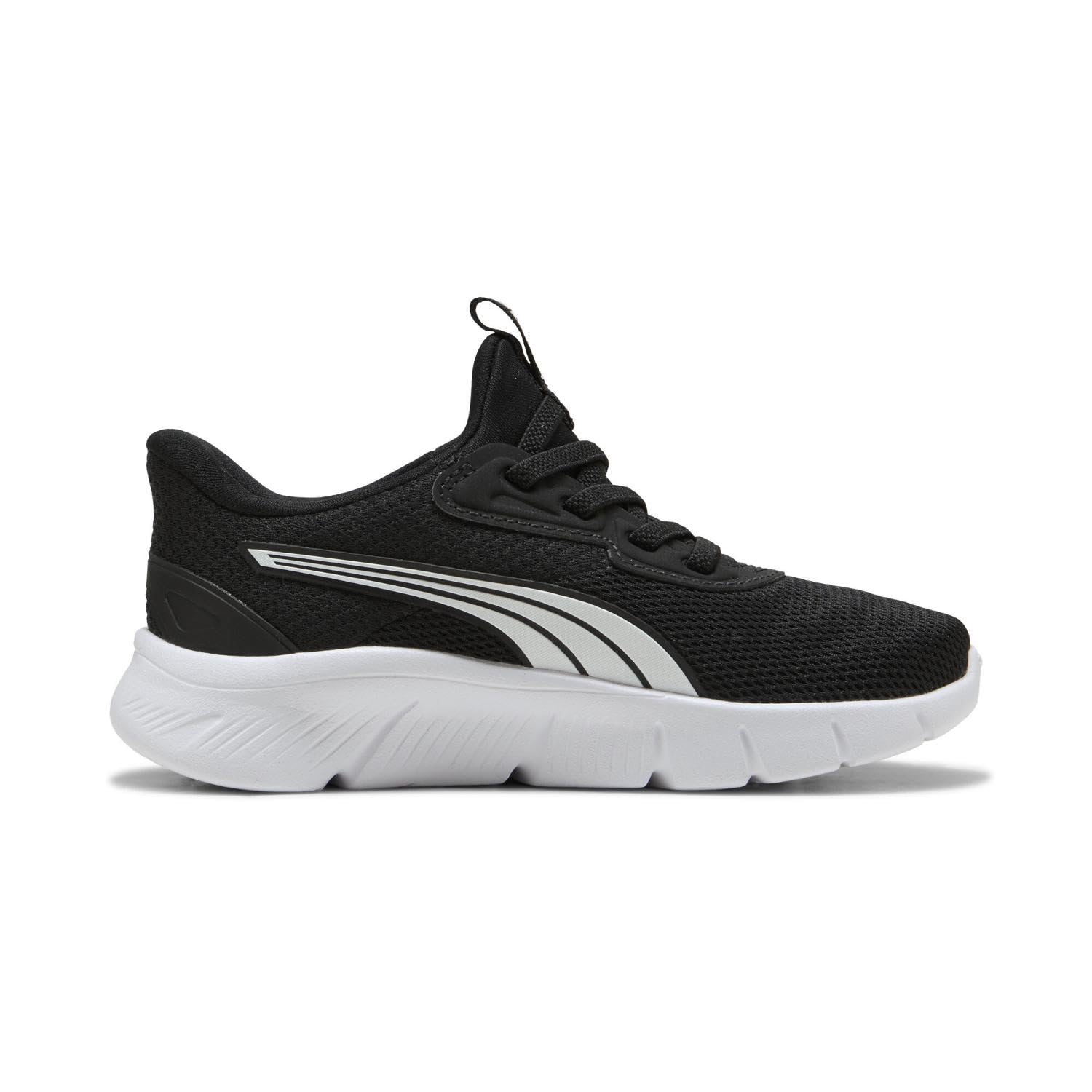 PUMA FLEXFOCUS SLIPTECH PS Sneaker, Nero Bianco, 13 UK Bambino, Nero (Puma Black), Bianco (Puma White), 32 EU
