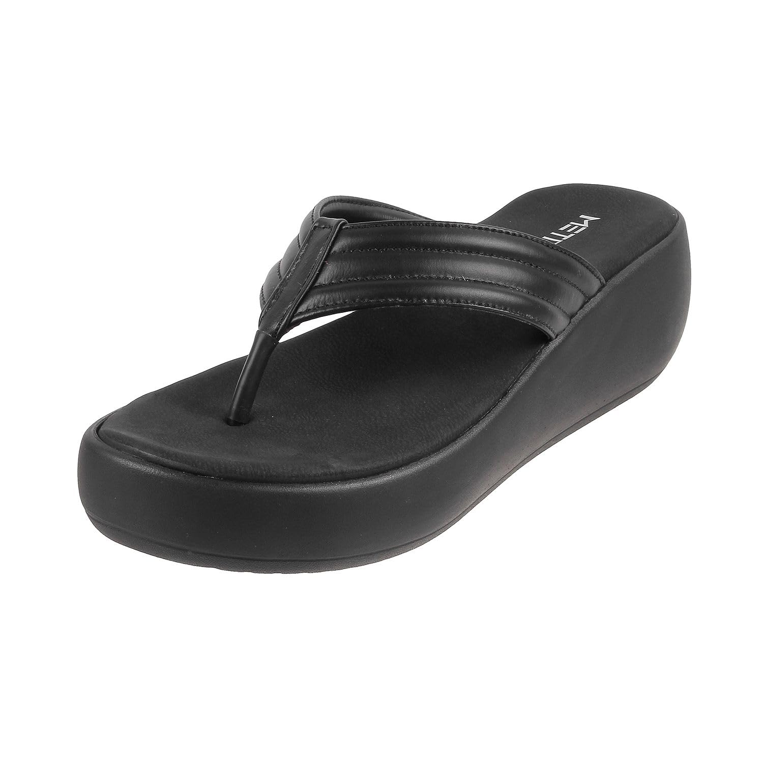 Metro Women Black Wedge Heel Fashion Slip-on Sandal UK/4 EU/37 (34-177) (B0CHQTBRHT) Amazon Price History, Amazon Price Tracker