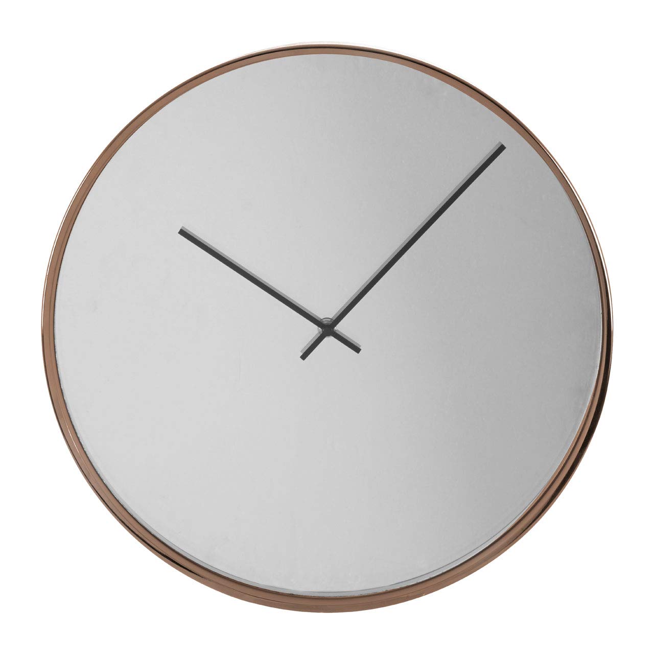 Premier Housewares Bailie Mirror Face Wall Clock Gold