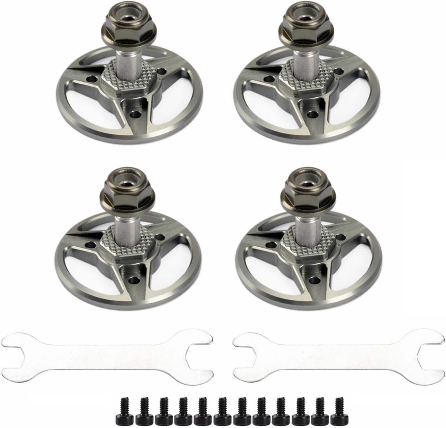 Buddy RC Motor Prop Adapter Set for DJI FPV Drone, Aluminium Propellers Adapter Mounts Set with M5 Mounting Hole for 5.2 Inch FPV Props（4PCS）