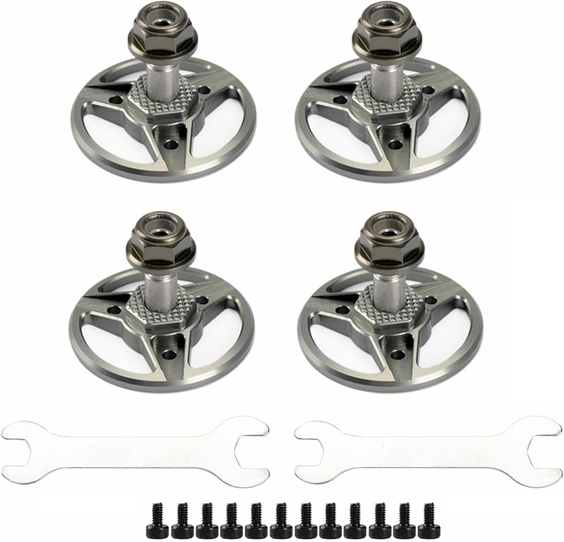 Motor Prop Adapter Set for DJI FPV Drone, Aluminium Propellers Adapter Mounts Set with M5 Mounting Hole for 5.2 Inch FPV Props（4PCS）