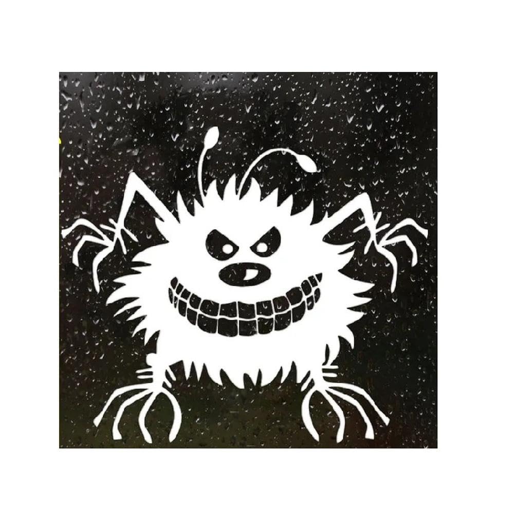 The Monster Car Sticker Automobiles Motorcycles Exterior Accessories Vinyl Decals 20cm*18cm(White)