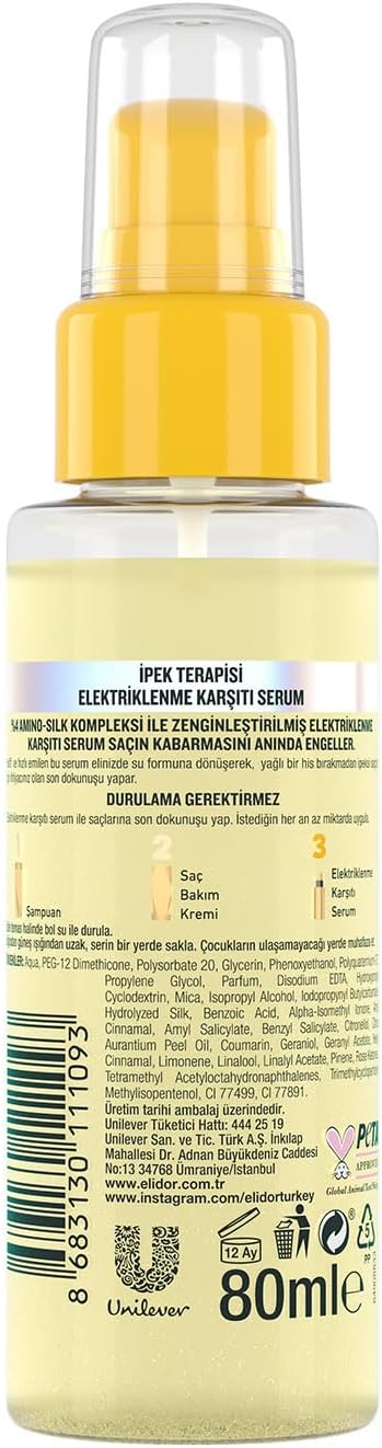 Elidor Elektriklenme Karşıtı Serum İpek Terapisi 80 ml