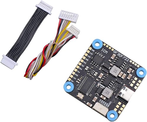 Miniatura 3 de GoolRC GF30F722-ICM F722 F7 HD Baro OSD 5V 10V Dual BEC controlador de vuelo 3-8S 30.5X30.0.197 in para control remoto FPV Freestyle Drone Parts