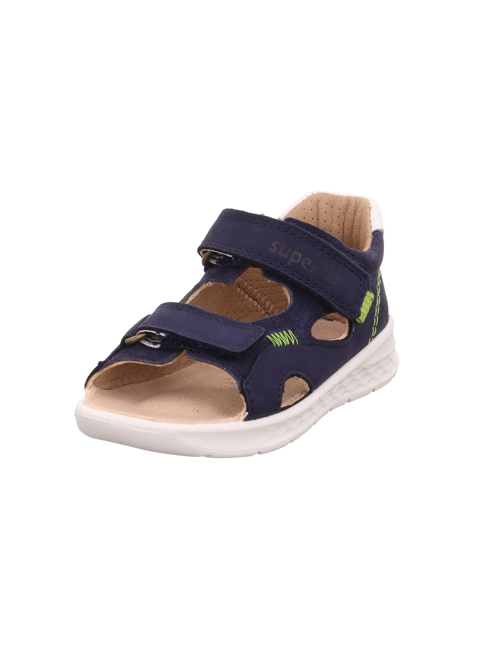 Superfit Lagoon 1-000510 Boys' Sandals, Blue light green 8020., 22 EU