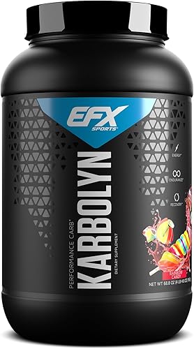 EFX Sports Karbolyn Fuel Polvo de carbohidratos de rápida absorción Carga de carbohidratos, energía sostenida, recuperación rápida, sin