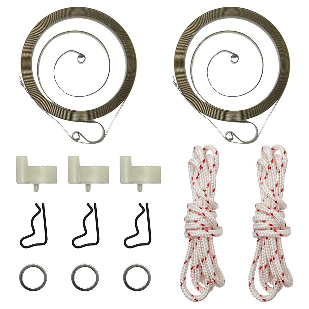 RUURUU Recoil Starter Spring Rope Pull Cord Kt For Stihl FS45 FS55 BG55 BG65 BG85 Lawn Mower Parts
