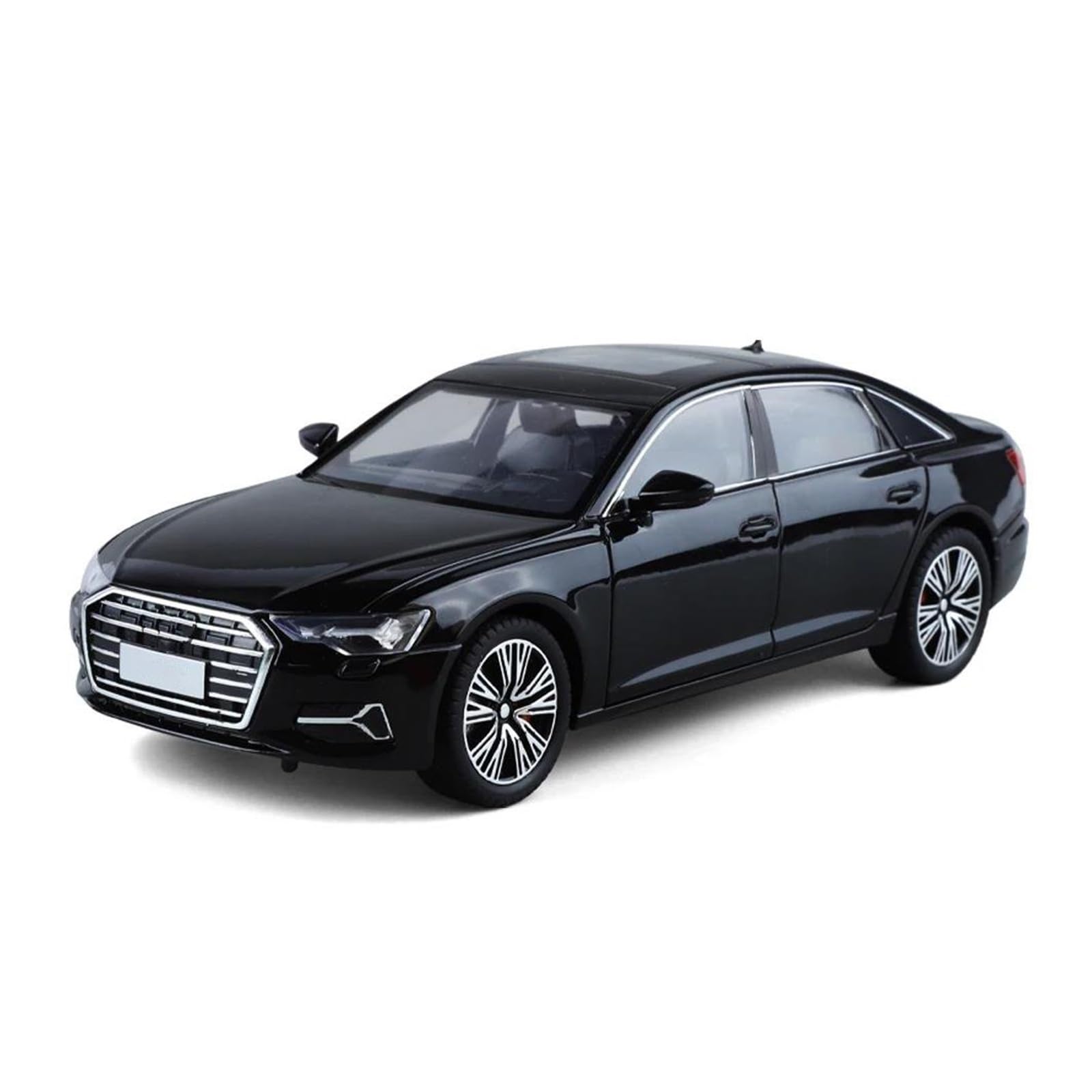 MOCALUX Scale Die-Cast Model Car 1:24 For Audi A6 Alloy Diecast Model Vehicle(Black)