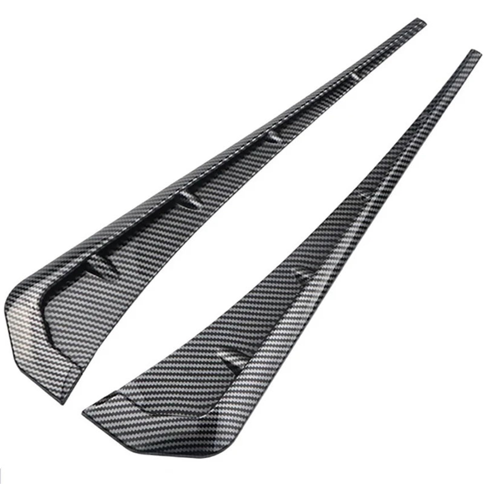Air Side Vent Trim Car Side Wing Trim 2pcs Car Fender Side Vents Air Wing Vent Trim Sticker Fit for Mercedes A-Class(Carbon Fiber-RedGift)