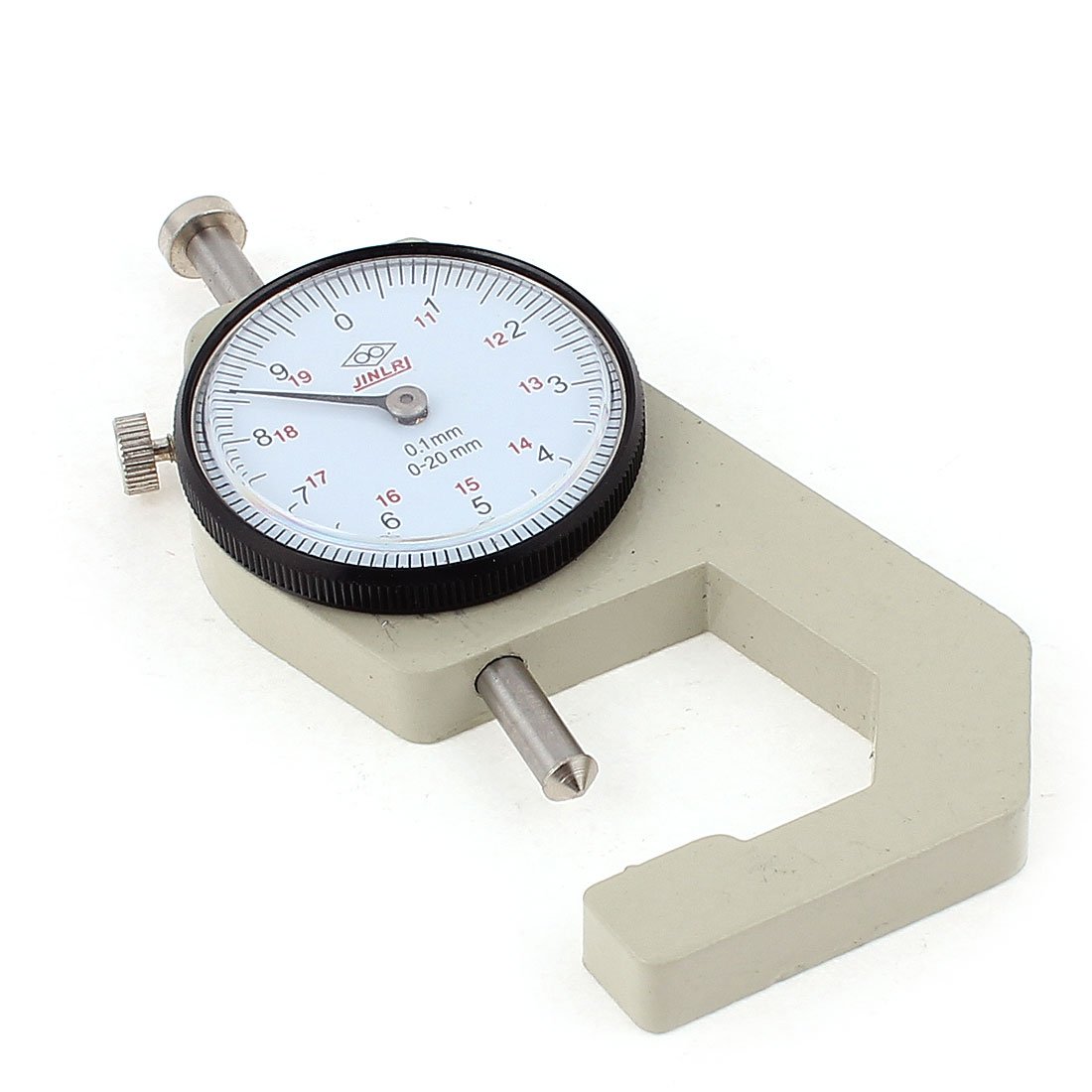 Aexit 0 to Reference Gauges 20mm Dial Indicator Pocket Thickness Gauge Scale Meter Feeler Gauges Measure Tool