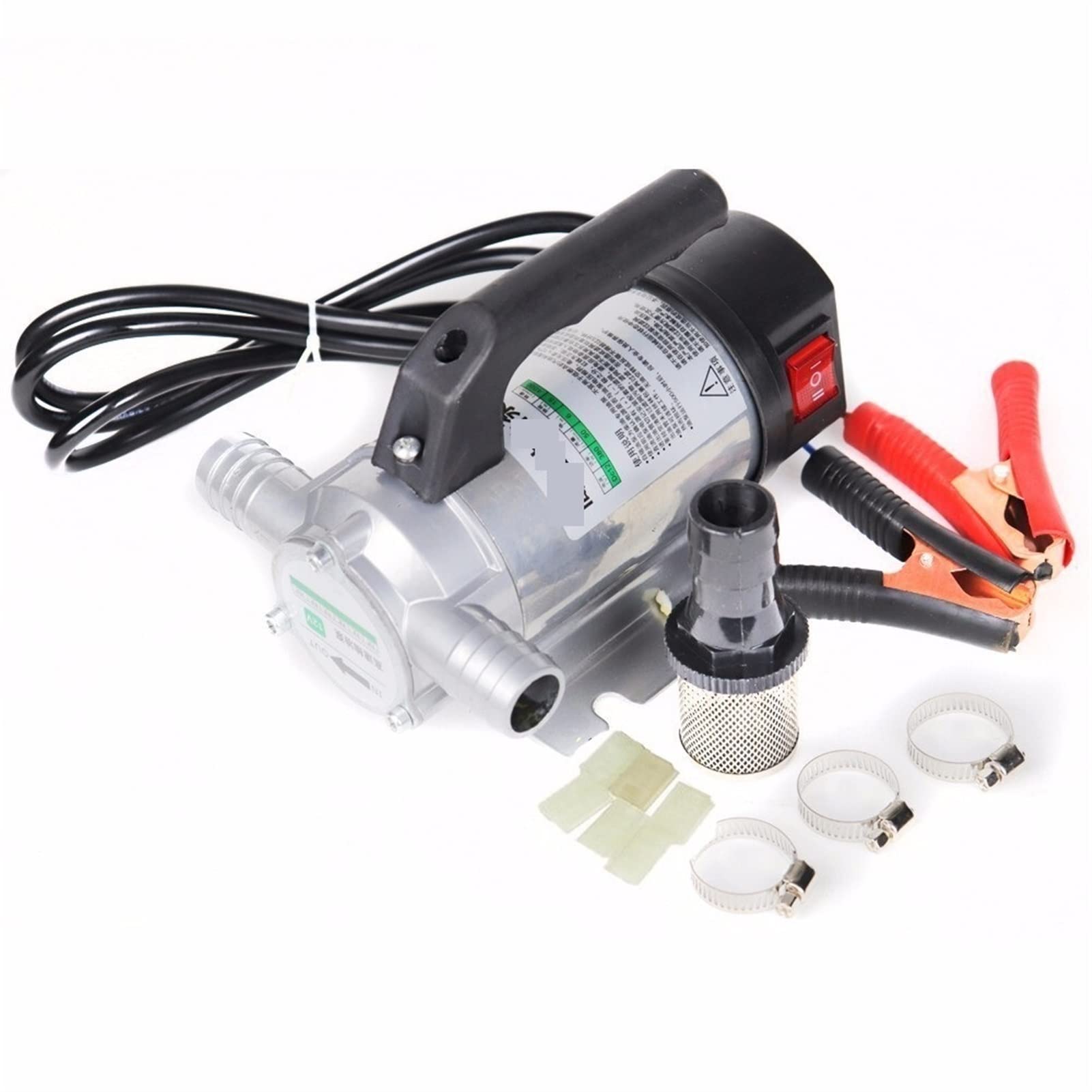 Bomba sumergible pequeña ajustable Bomba de reabastecimiento de combustible automática pequeña 12 V Bomba de transferencia de combustible automática eléctrica para bombear aceite/diésel/queroseno/agua