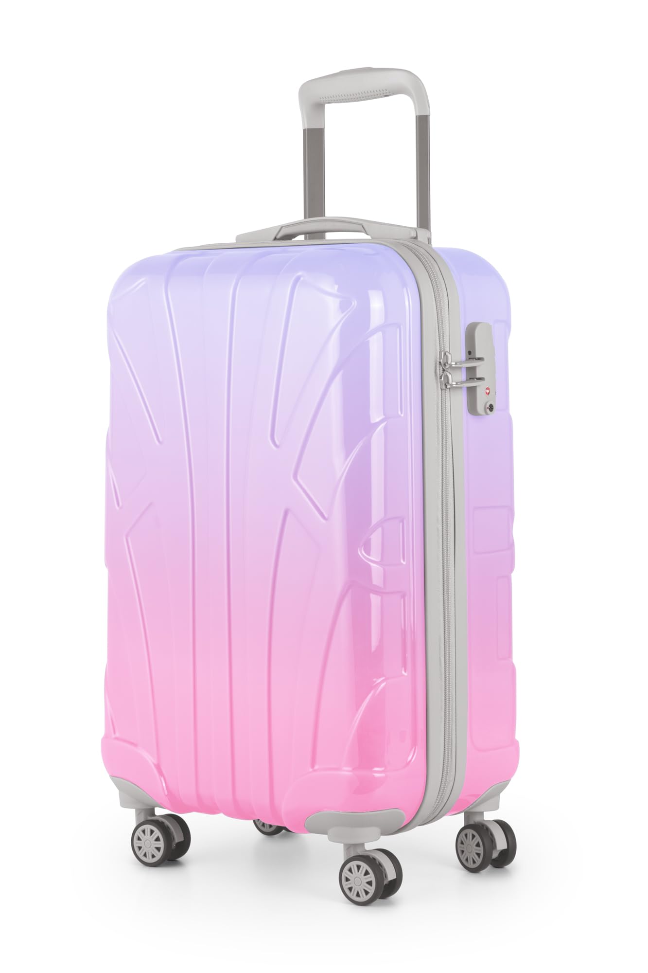 Suitline - Maleta de Mano rígida, Trolley 4 Ruedas, TSA, 55 cm, Aprox. 34 litros, 100% ABS Mate, Azul Oscuro — view 49