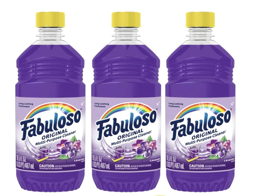 JB & Milla Fabuloso Multi-Purpose, Lavender Scent, 16.5 oz Multisurface Cleaner, pack of 3 now and enjoy a clean, fresh-smelling home! in (JBM Packing)