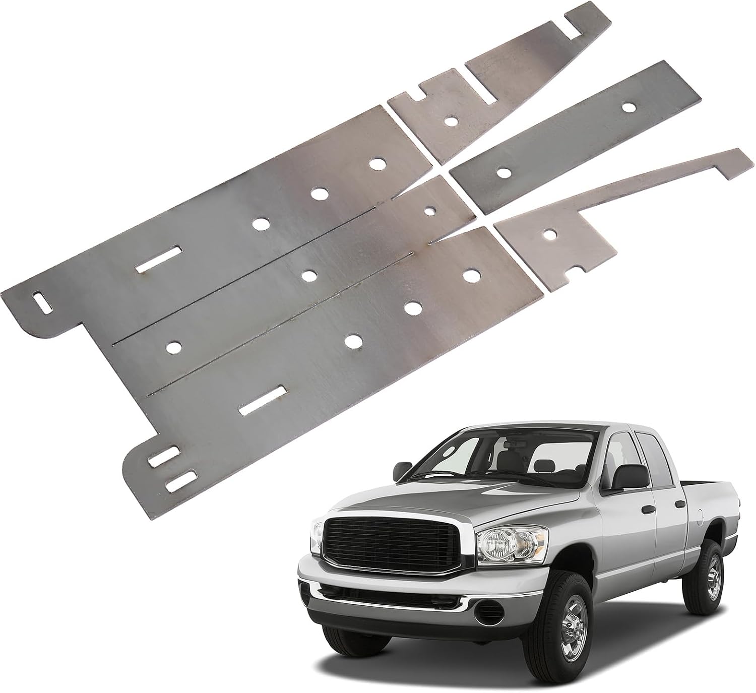 Frame Rust Repair Compatible with 2003-2018 Dodge Ram 2500 3500 Steel Bare Metal