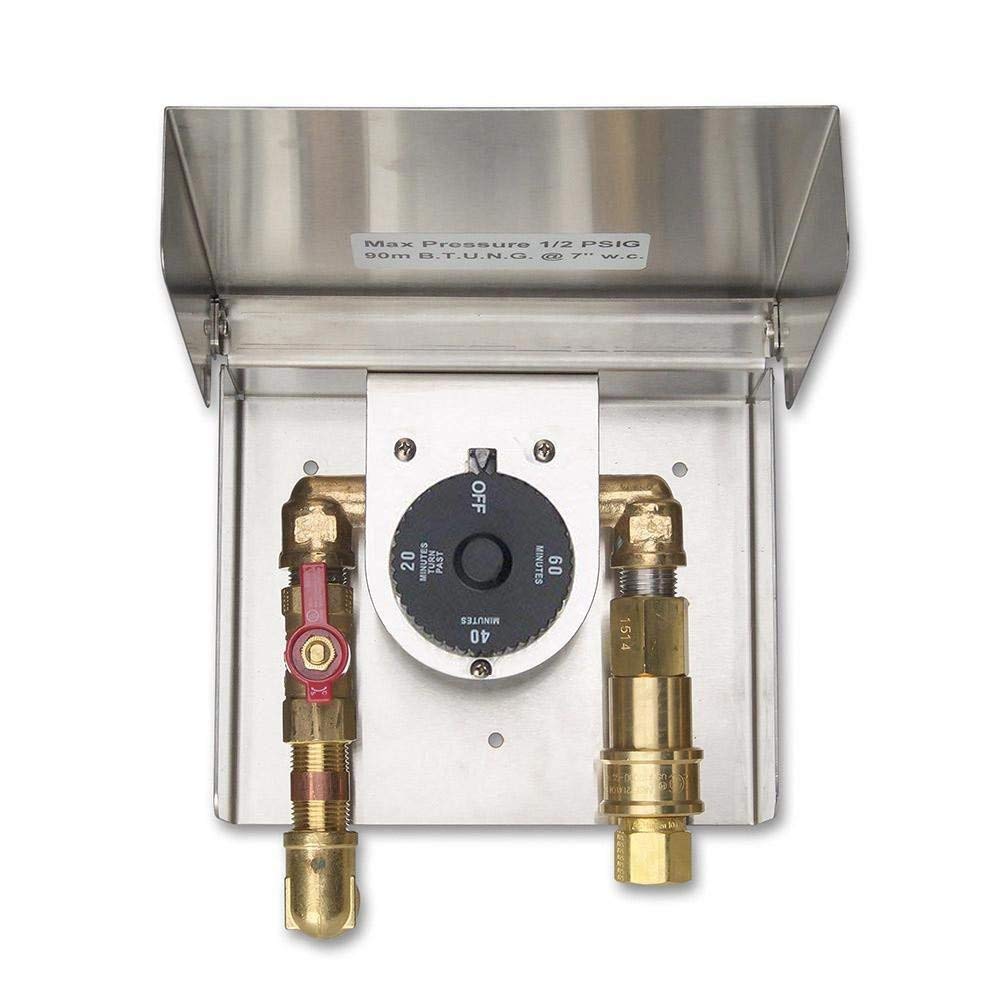 Photo 1 of Fire Magic Gas Connection Box with Quick Disconnect & 1 Hour Timer
