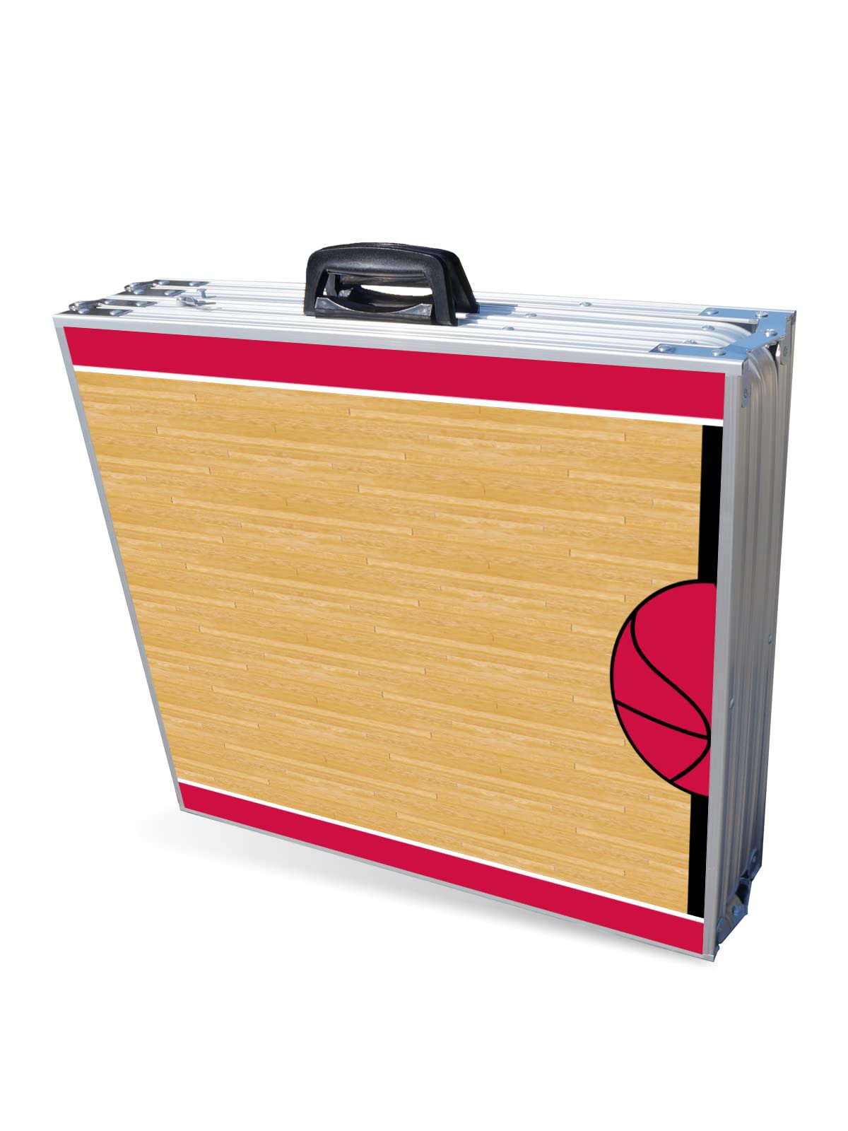 8-Foot Professional Beer Pong Table w/LED Lights - Houston Basketball Court