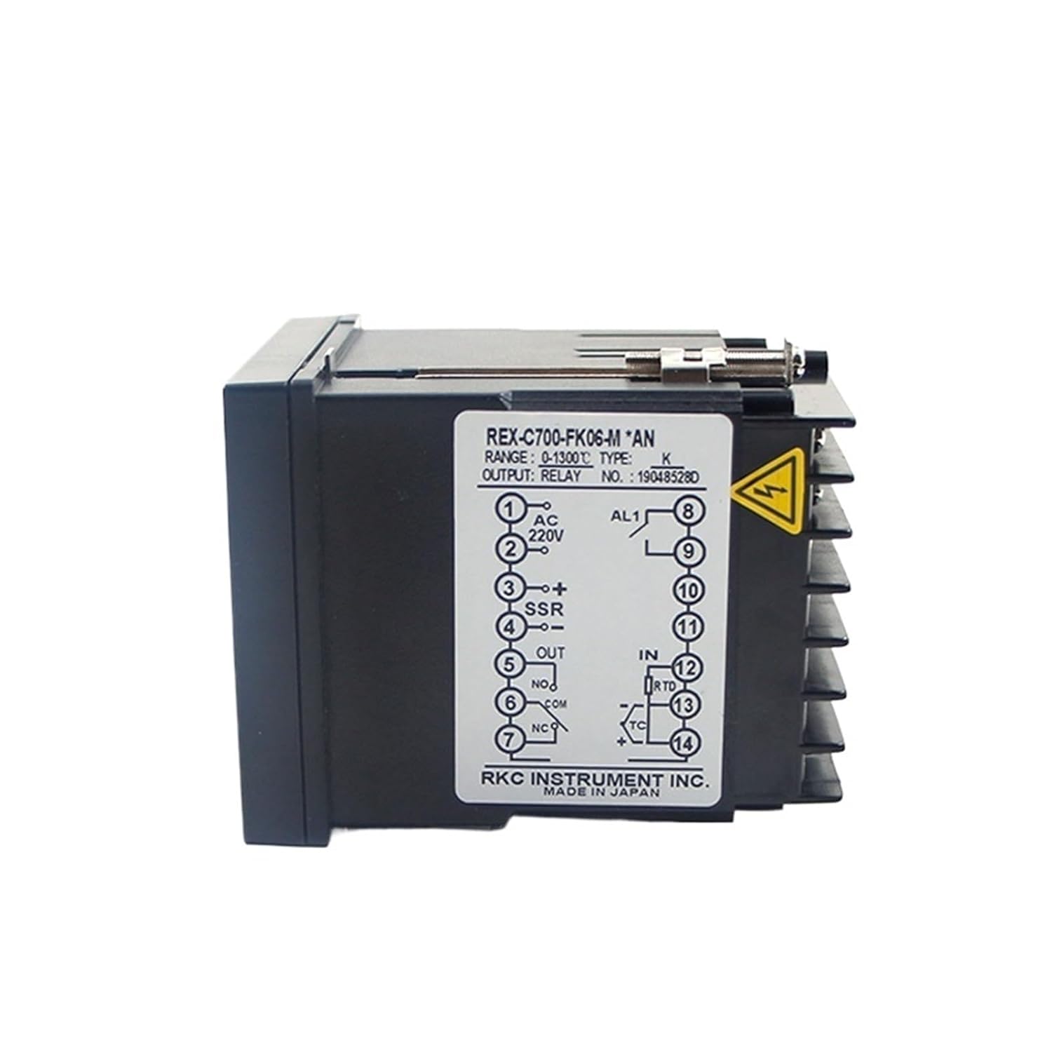 C700 72 * 72mm 800 Degree Input K J PT100 0-10V 4-20mA PID Output SSR Relay 220V 24V 380V Thermostat Temperature Controller(2Alm Double OP,110-220V 4-20mA IP)
