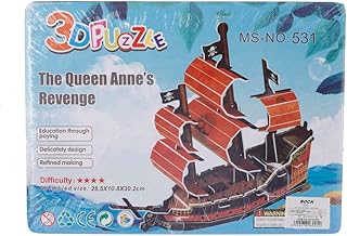 3A Ms-531 Carton The Queen Annes Revenge 3D Puzzle Toy For Kids - 3-5 Years Multi Color