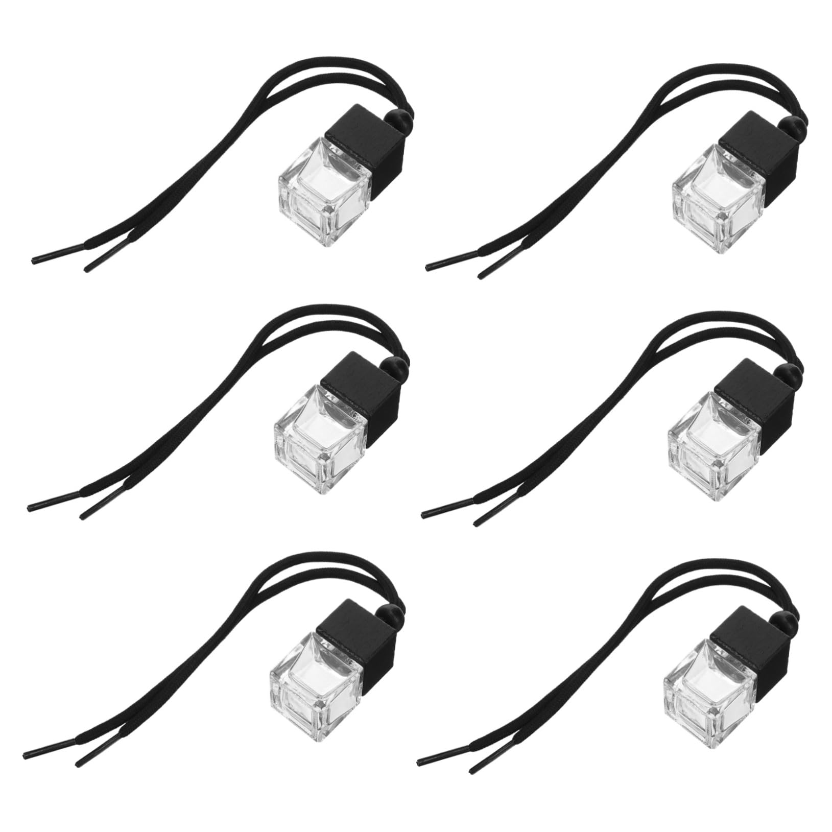 ULTECHNOVO 3sets Diffusor Für Auto Robustes Glas Nachfüllbare Parfüm Flasche Luft 6 Stücke * 3