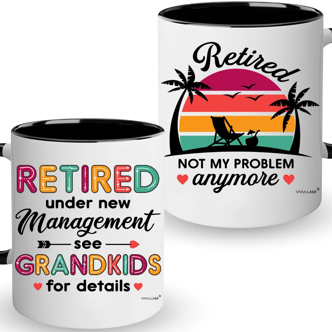 Retired Rocker Mug Amazon.com: Retired Under New Management See Grandkids for Details Mug ...