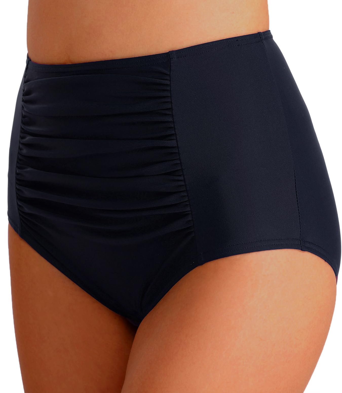 JFAN Braguita de Bikini Mujer Cintura Alta Bragas Bikini Vientre Plano Pantalón la Parte de Abajo Traje Baño Mujer