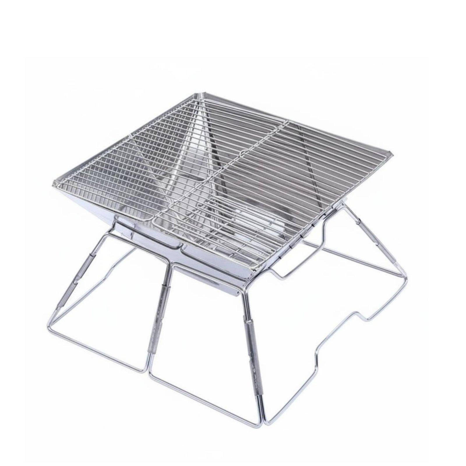 Foldable Grill Multi-Functional Portable Log-Fired Cooker Quick Setup Portable Folding Grill for Campers, Families, Camping, Picnic-image-13