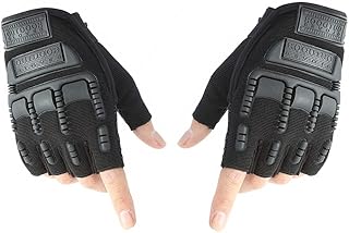 Adroitz Half Bike Racing Gloves,Sports, Hiking, Cycling, Travelling, Camping, Outdoor, Motorcycle Riding Fingerless Half Finger Work Outdoor Gloves