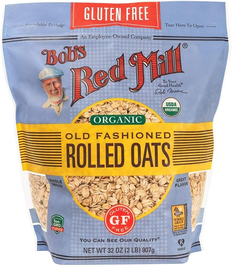 BOBS RED MILL Organic Old Fashioned Rolled Oats, 32 OZ