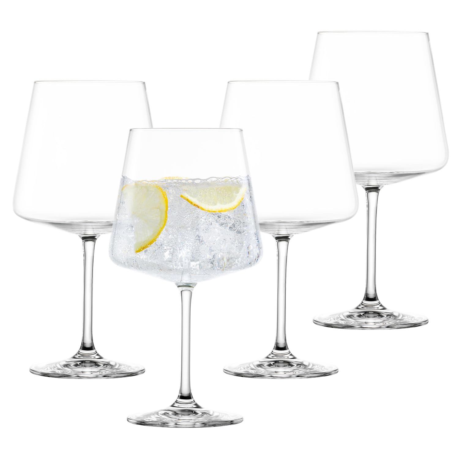 Schott ZWIESEL Burgundy red Wine Glass MioVino (Set of 4), Modern Wine Glasses for Burgundy and Spray Drinks, Dishwasher-Safe Tritan Crystal Glasses, Made in Germany (Item no. 124465)
