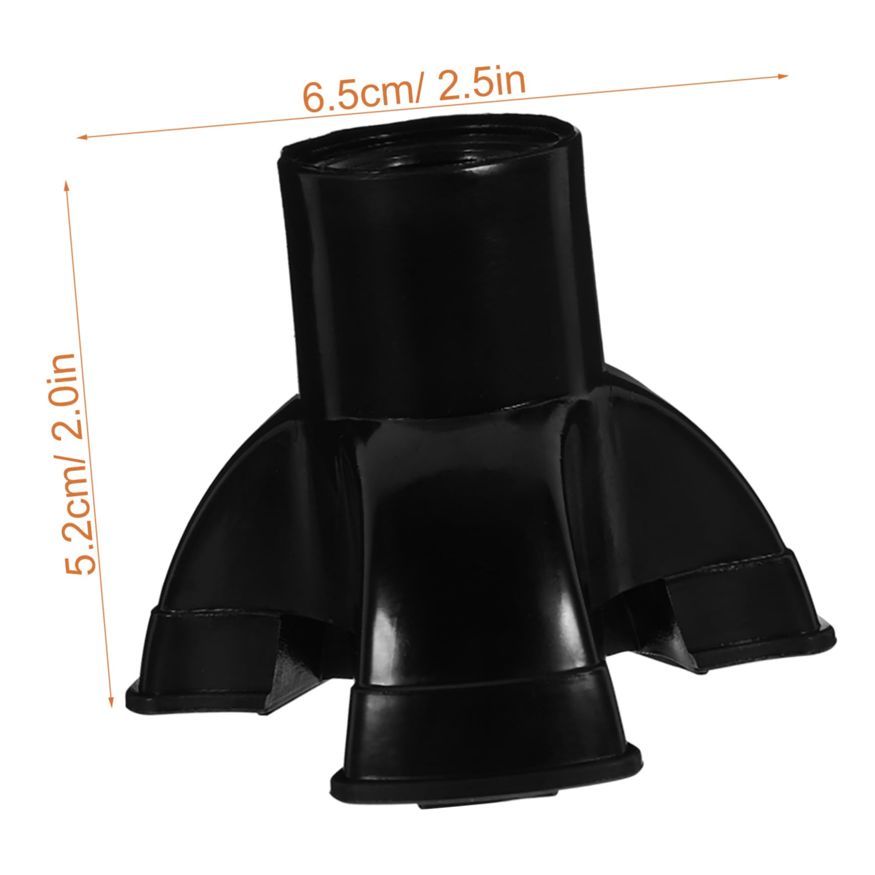 IWOWHERO Replacement Feet for Walking Sticks 4pcs Crutch Foot Pads Anti- for Hiking Poles