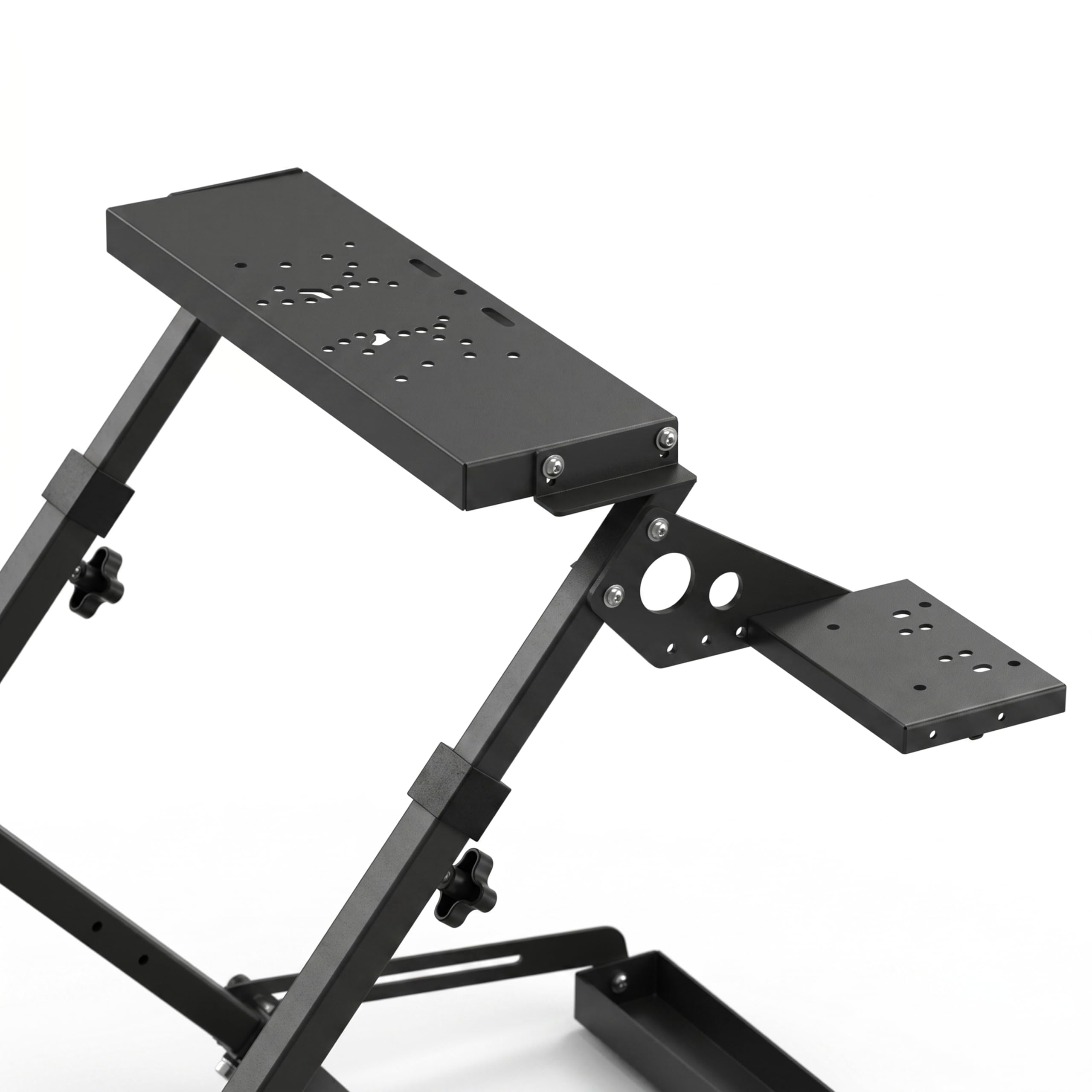 GT Omega PRO Wheel Stand – Robuster Y-Rahmen mit verstärktem Pedalplatte, inkl. Schalthebel-Halterung & Chair Link, leicht faltbar und platzsparend