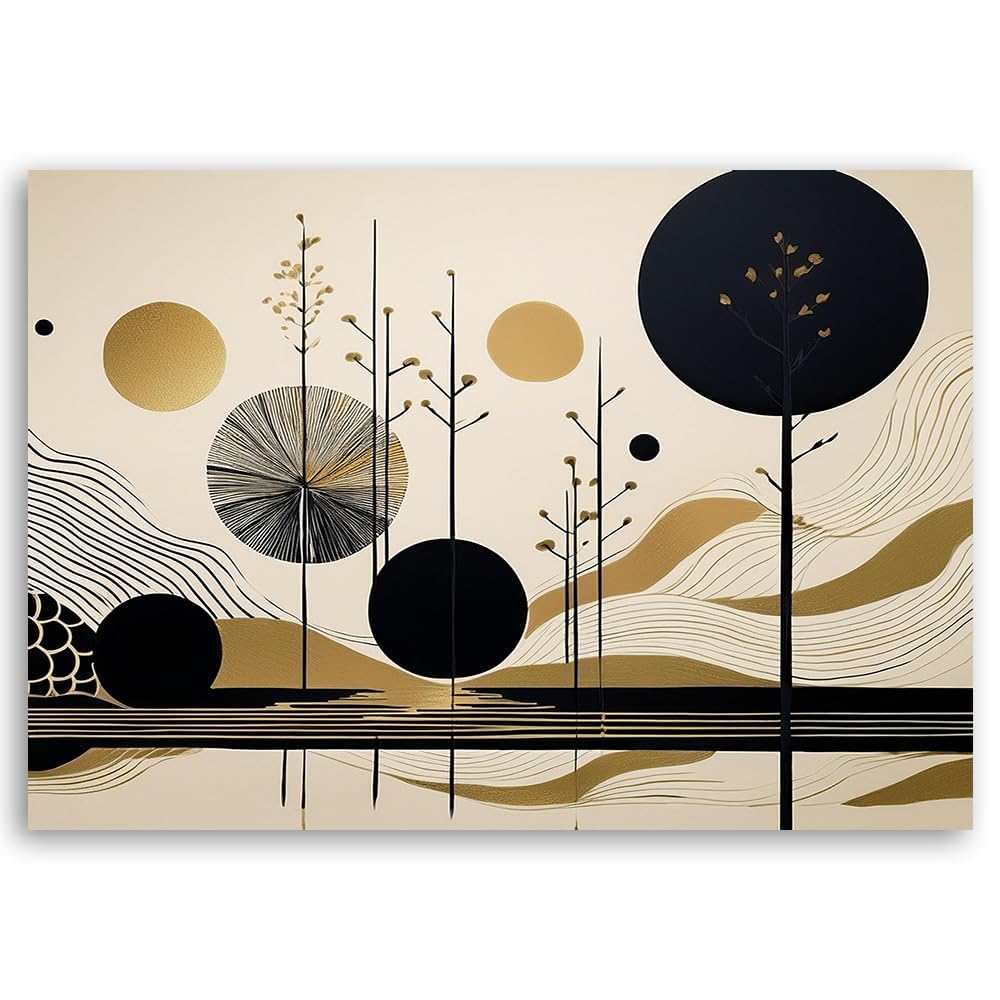 Cuadro abstracto moderno sin marco para personalizar la decoración de tu dormitorio 8