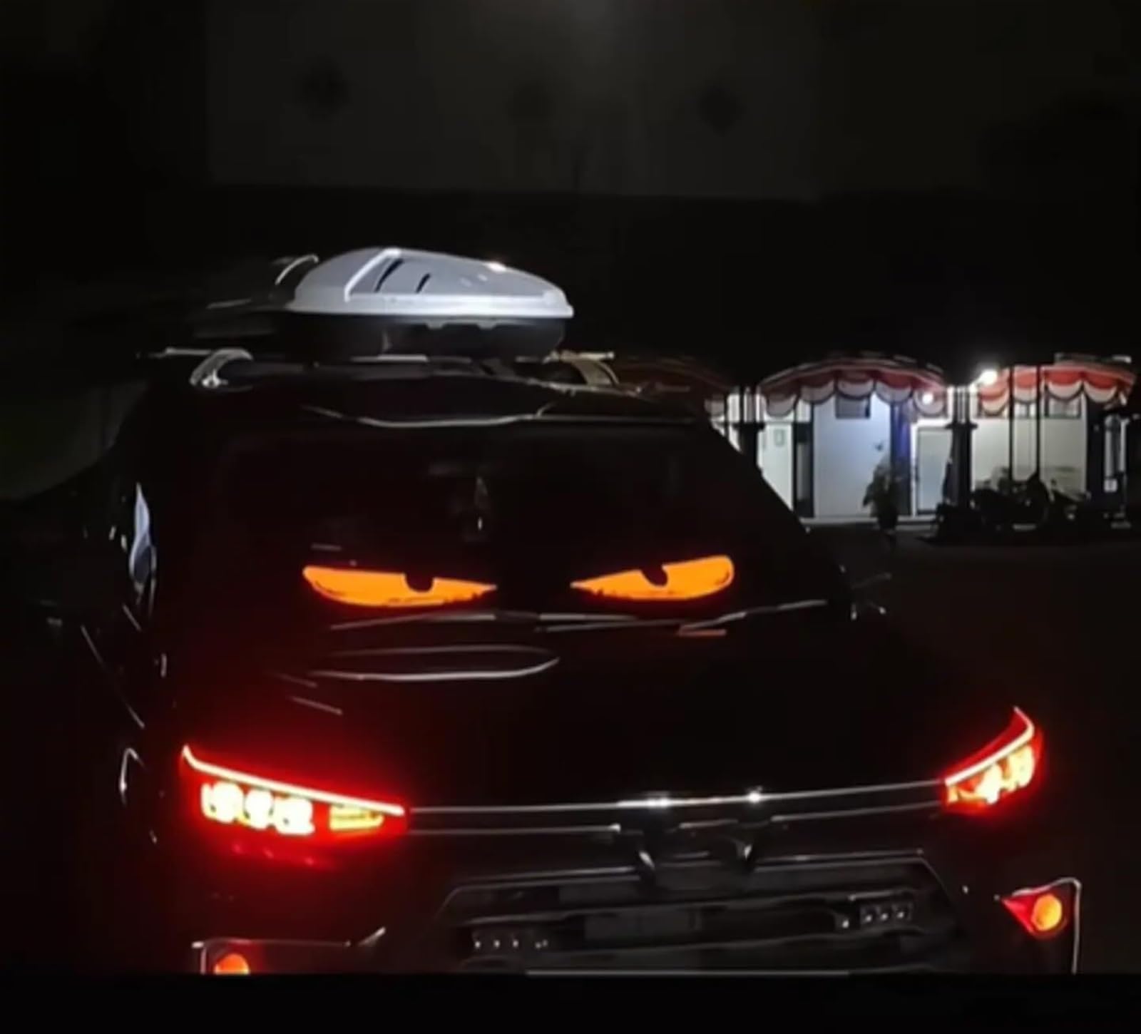 YYGJYGOO Lâmpada de olho colorida tela macia para janelas de carros, placa  de LED programável, olhos
